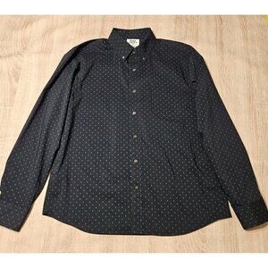 Blake Shelton X Lands End Long Sleeve Button Down Shirt Mens Size L  Blue